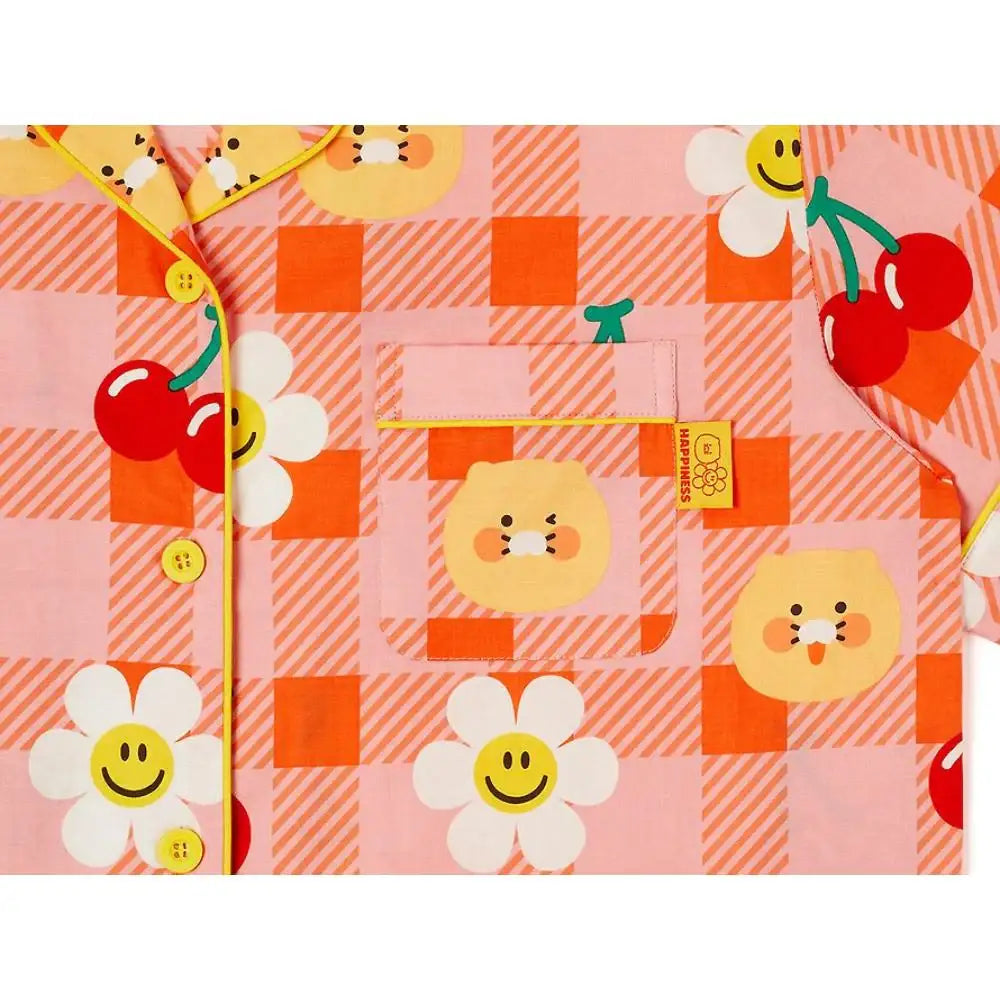 Kakao Friends x Wiggle Wiggle - Choonsik Cherry Flower Pyjamas Set - Kakao Friends - Home & Living, Accessories - Harumio