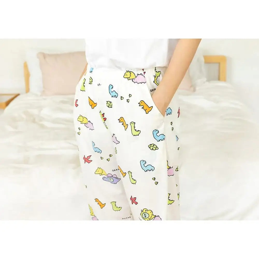 Kakao Friends - Jordy Dino Pajama Pants Set - Kakao Friends - Clothing - Harumio