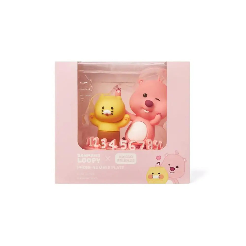 Zanmang Loopy x Kakao Friends - Phone Number Plate - Kakao Friends - Home & Living, Accessories - Harumio
