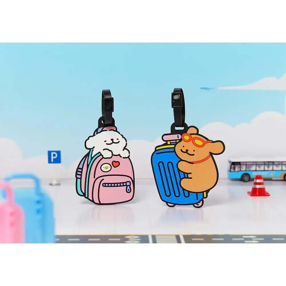 Kakao Friends - Maltese & Retriever Luggage Tag