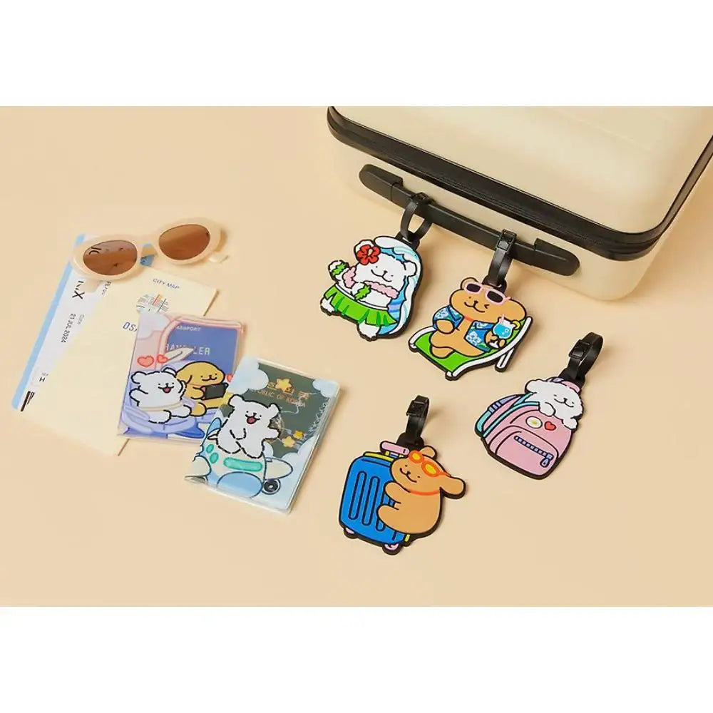 Kakao Friends - Maltese & Retriever Luggage Tag