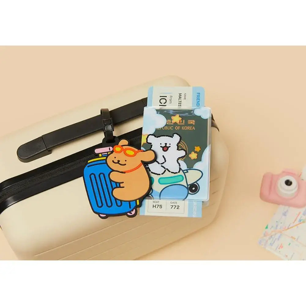 Kakao Friends - Maltese & Retriever Luggage Tag - Kakao Friends - Home & Living, Accessories - Harumio