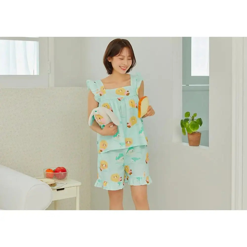 Apricot Studios x Kakao Friends - Choonsik Pajamas Set - Kakao Friends - Pajamas - Harumio