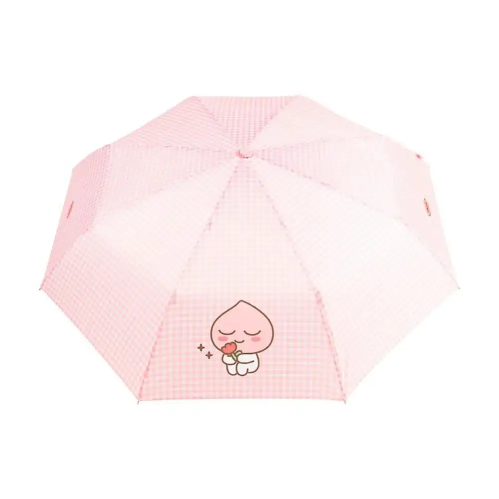 Kakao Friends - Choonsik Check Pattern 3-stage Manual Umbrella - Kakao Friends - Umbrella - Harumio
