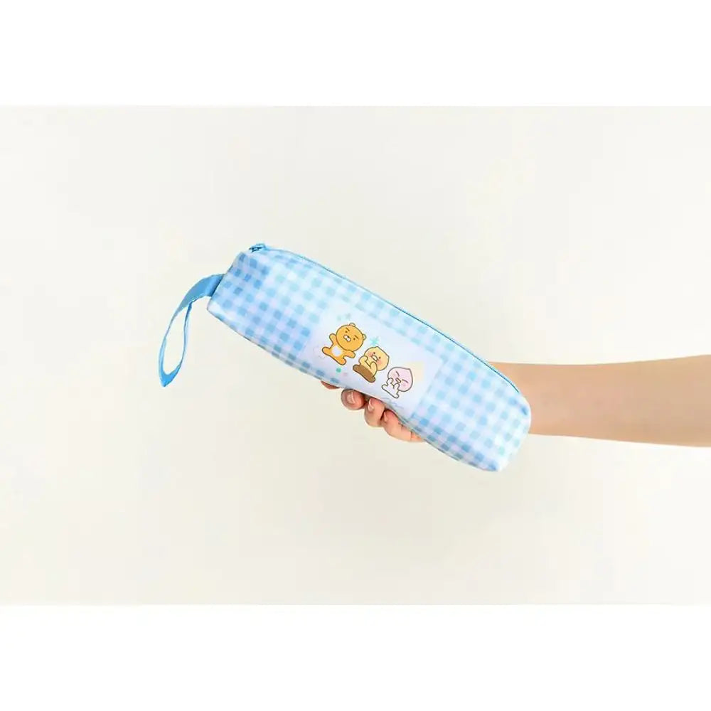 Kakao Friends - Choonsik Check Pattern 3-stage Manual Umbrella - Kakao Friends - Umbrella - Harumio