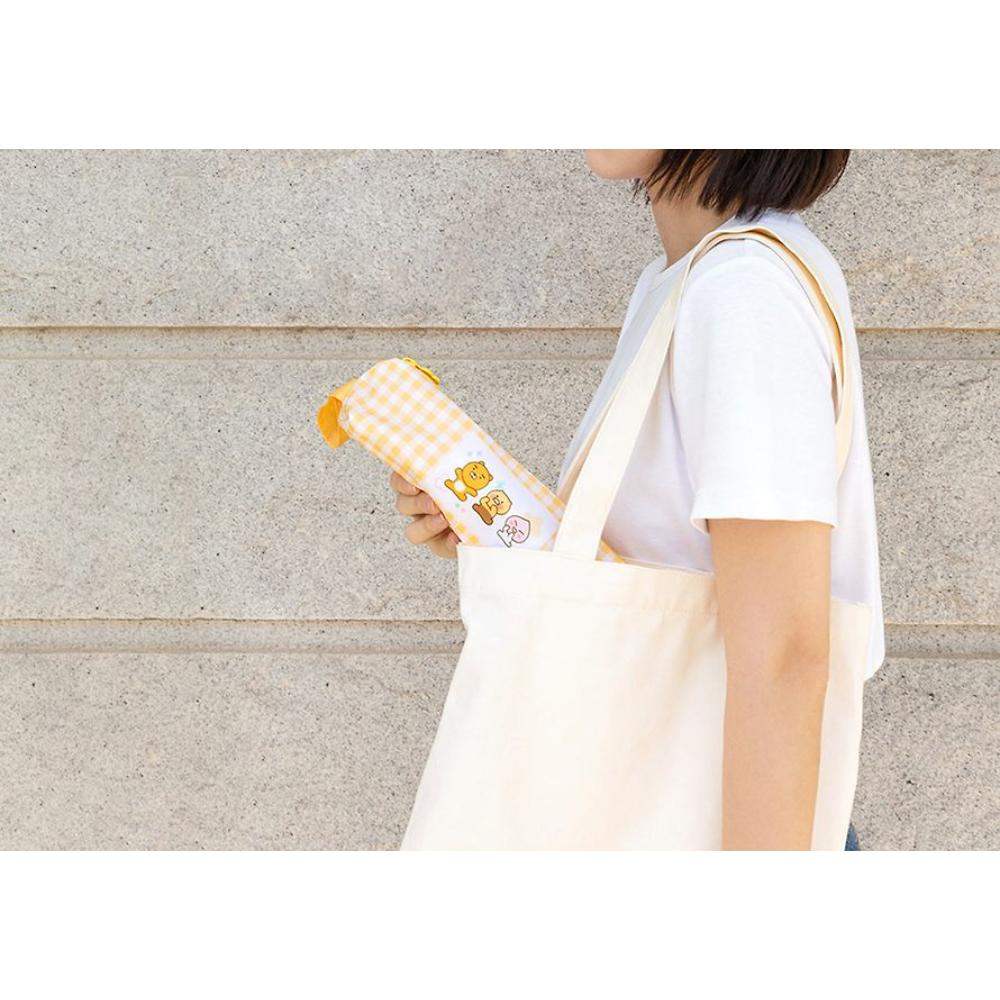 Kakao Friends - Choonsik Check Pattern 3-stage Manual Umbrella - Kakao Friends - Umbrella - Harumio