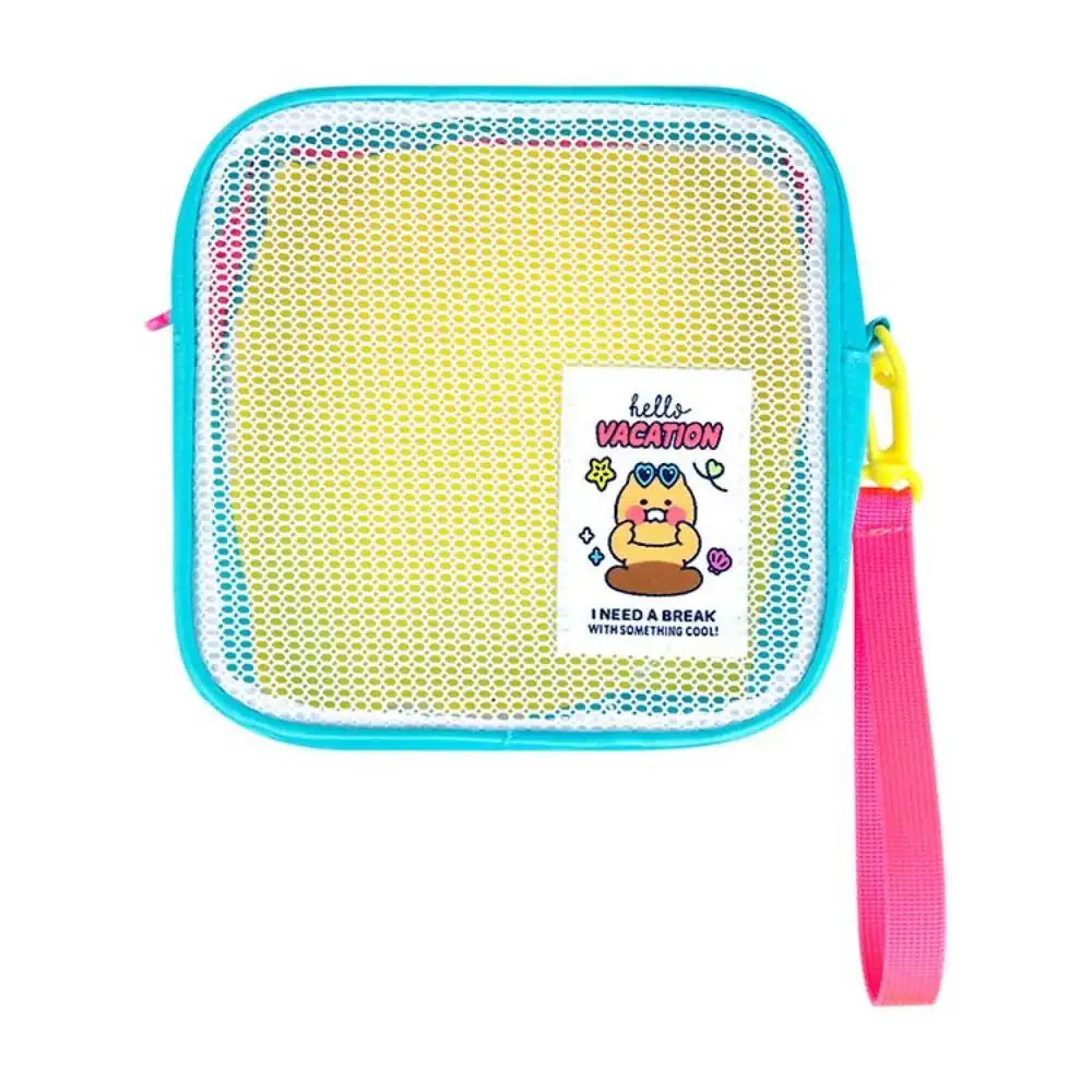 Kakao Friends - Choonsik Mesh Strap Pouch - Kakao Friends - Pouch - Harumio