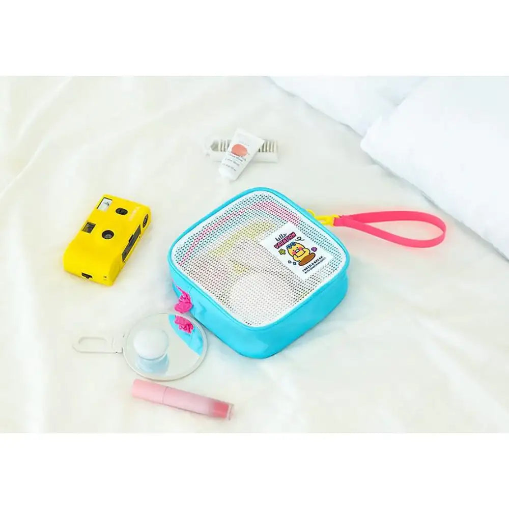 Kakao Friends - Choonsik Mesh Strap Pouch - Kakao Friends - Pouch - Harumio