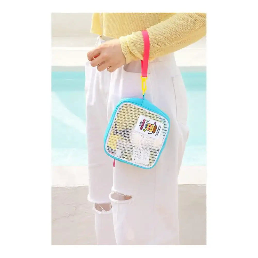 Kakao Friends - Choonsik Mesh Strap Pouch - Kakao Friends - Pouch - Harumio