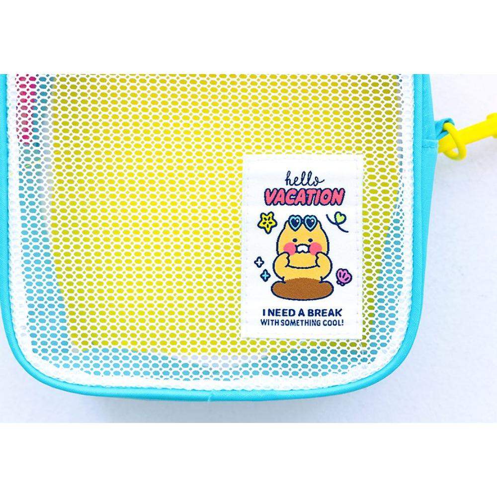 Kakao Friends - Choonsik Mesh Strap Pouch - Kakao Friends - Pouch - Harumio