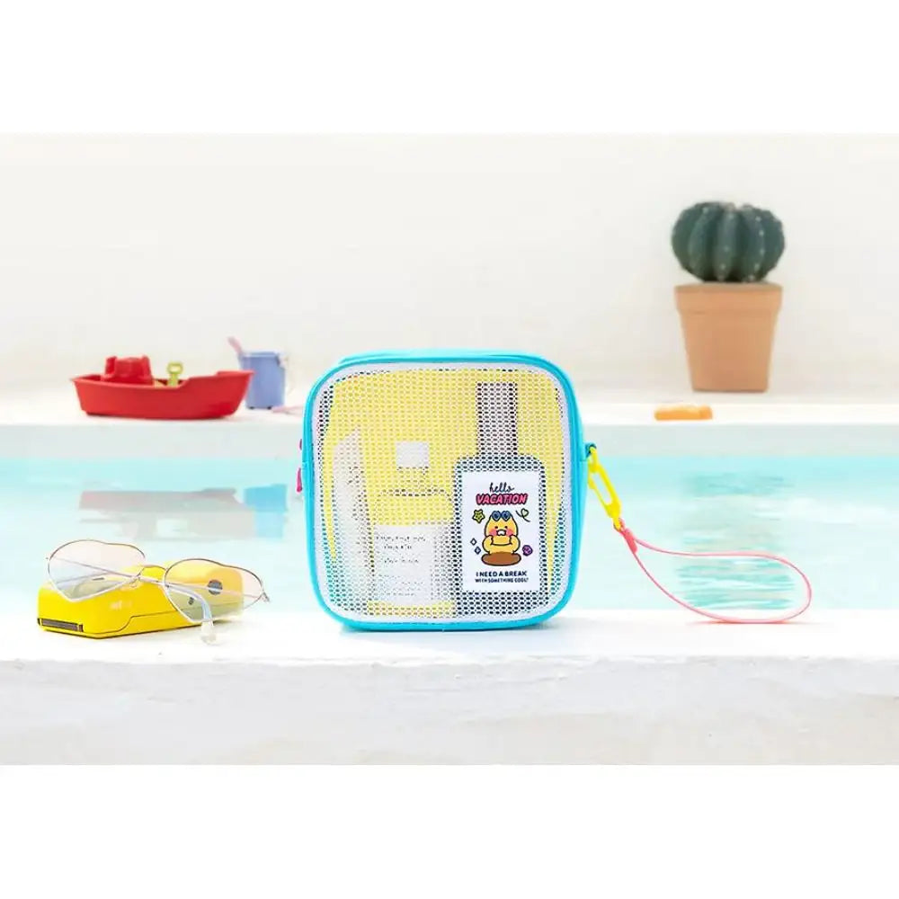 Kakao Friends - Choonsik Mesh Strap Pouch - Kakao Friends - Pouch - Harumio