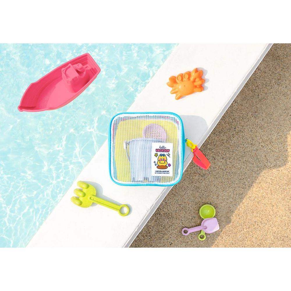 Kakao Friends - Choonsik Mesh Strap Pouch - Kakao Friends - Pouch - Harumio