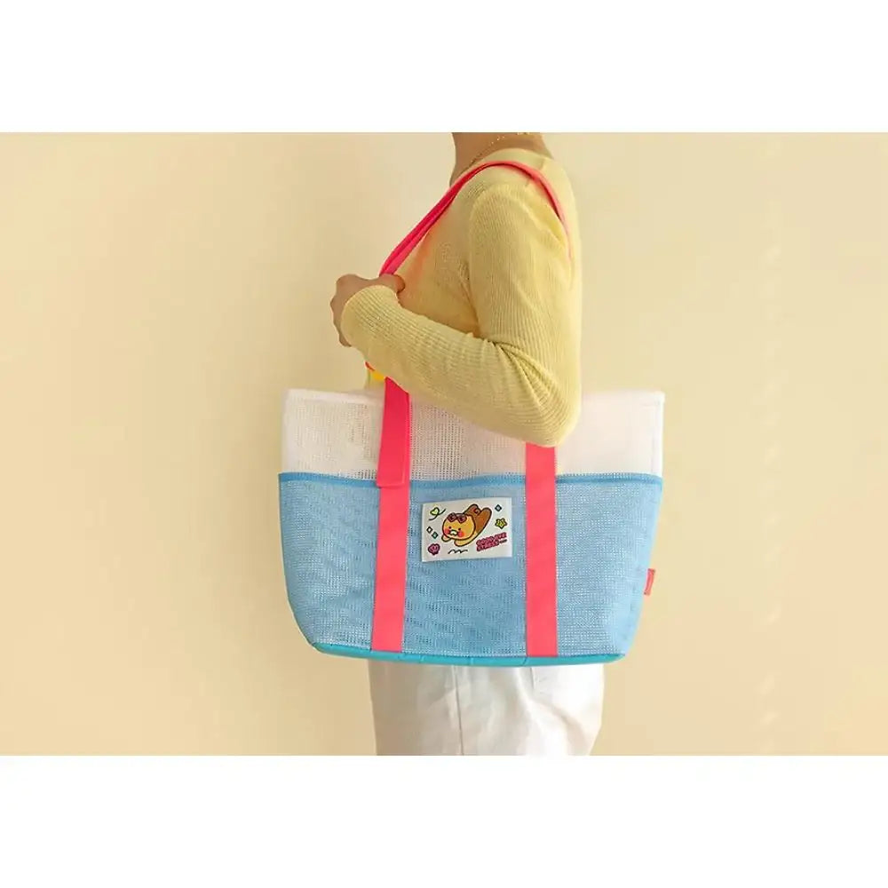 Kakao Friends - Choonsik Mesh Beach Bag - Kakao Friends - Bag - Harumio