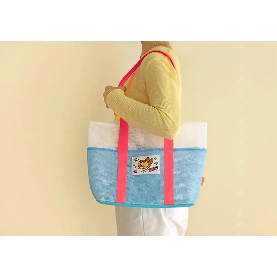 Kakao Friends - Choonsik Mesh Beach Bag - Kakao Friends - Bag - Harumio