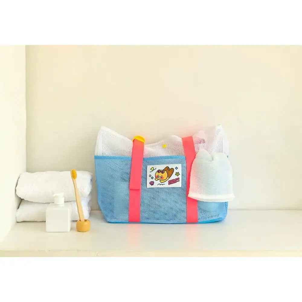 Kakao Friends - Choonsik Mesh Beach Bag - Kakao Friends - Bag - Harumio