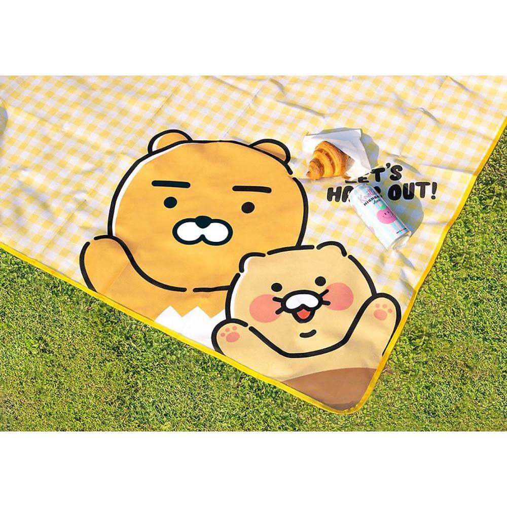 Kakao Friends - Choonsik Check Patterned Picnic Mat - Kakao Friends - Picnic Mat - Harumio