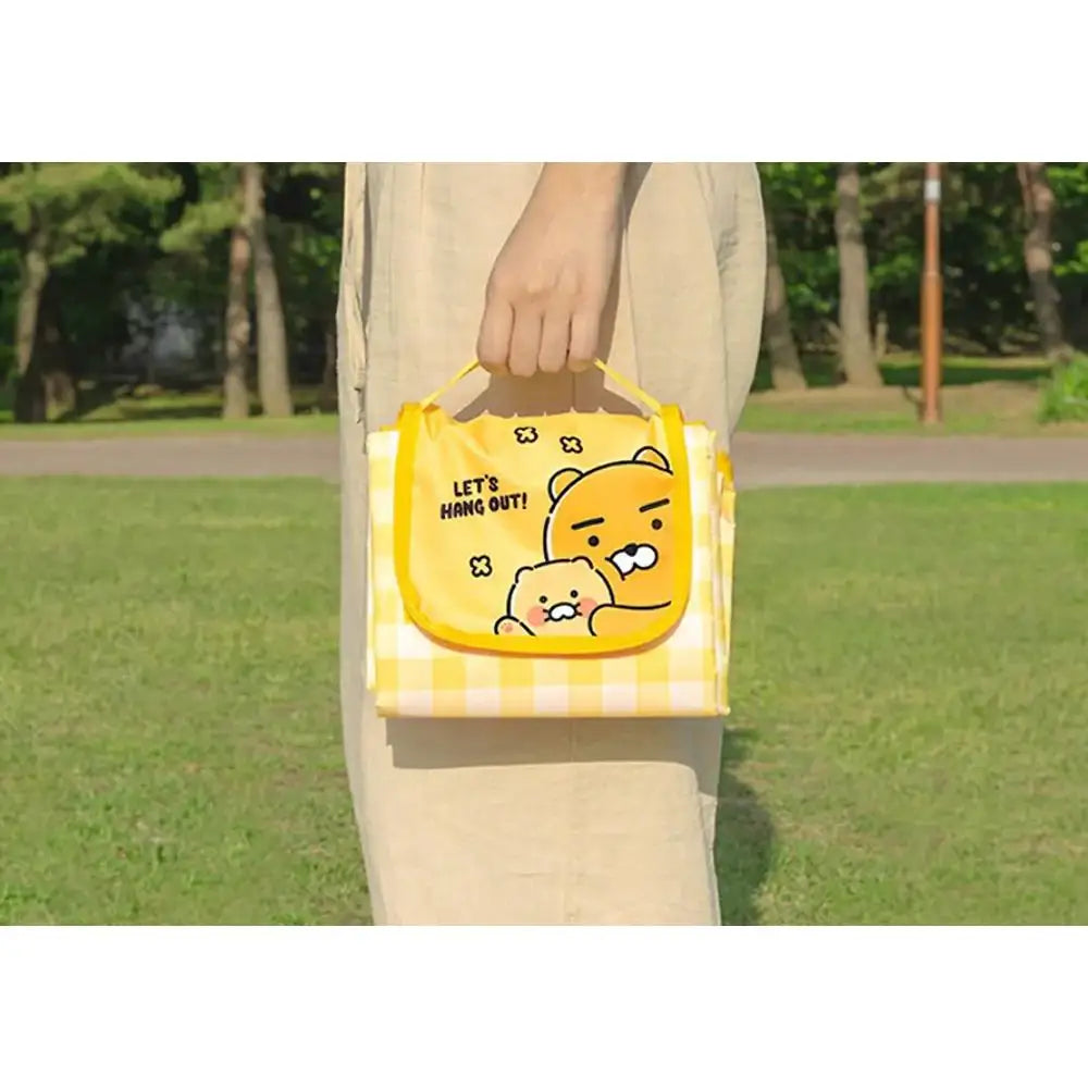 Kakao Friends - Choonsik Check Patterned Picnic Mat - Kakao Friends - Picnic Mat - Harumio