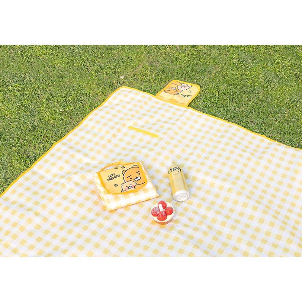 Kakao Friends - Choonsik Check Patterned Picnic Mat - Kakao Friends - Picnic Mat - Harumio