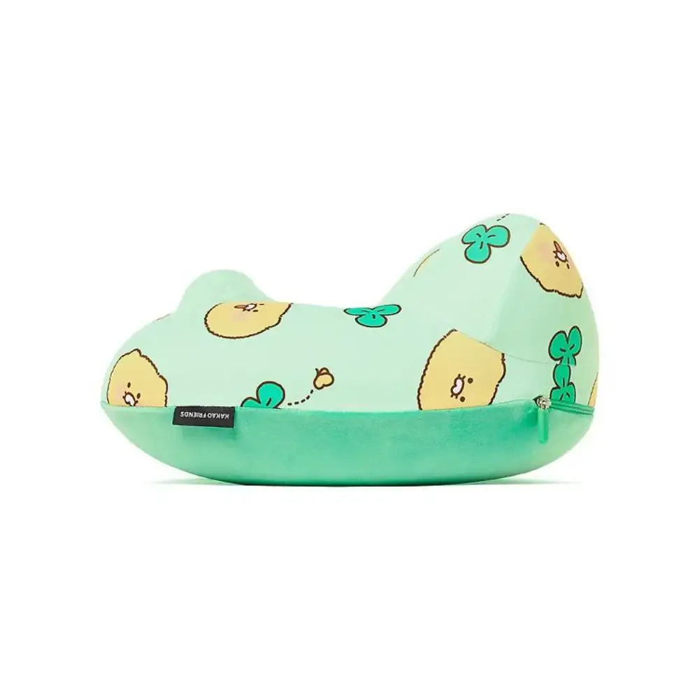 Kakao Friends - Choonsik Compact Air Pump Neck Cushion & Pouch Set - Kakao Friends - Cushion - Harumio