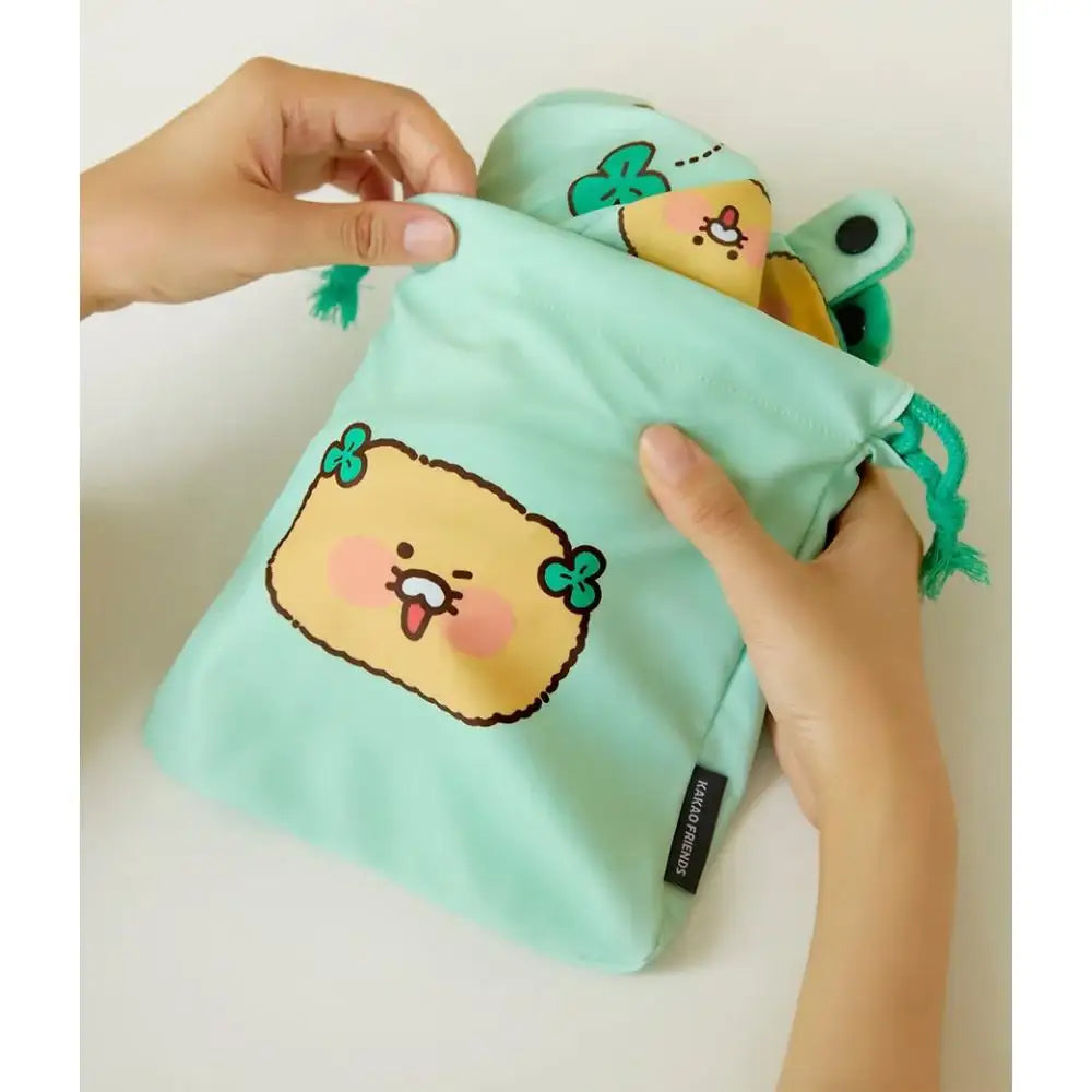 Kakao Friends - Choonsik Compact Air Pump Neck Cushion & Pouch Set - Kakao Friends - Cushion - Harumio