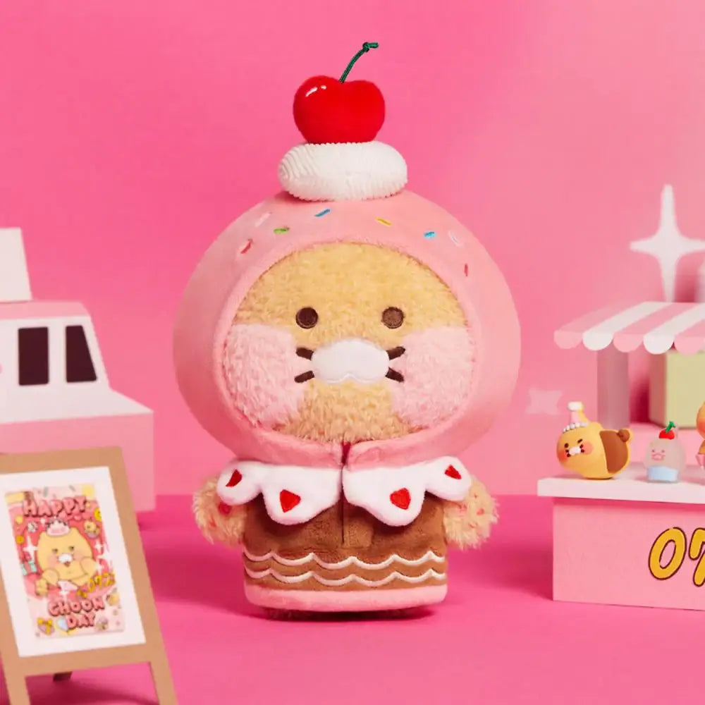 Kakao Friends - Choonsik's Birthday Party Gift Box & Doll Costume Set - Kakao Friends - happy birthday set - Harumio