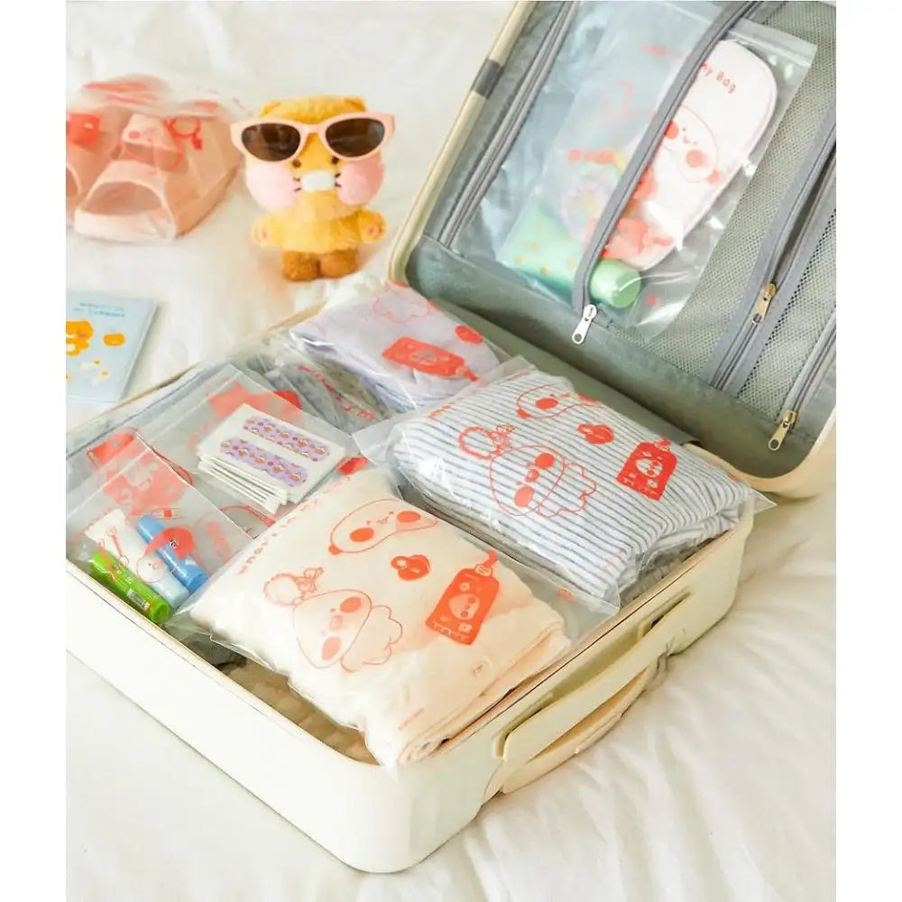 Kakao Friends - Friends Travel Zipper Pack 22P Set - Kakao Friends - travel pack - Harumio