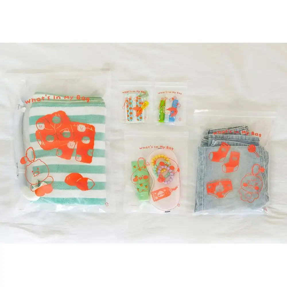 Kakao Friends - Friends Travel Zipper Pack 22P Set - Kakao Friends - travel pack - Harumio