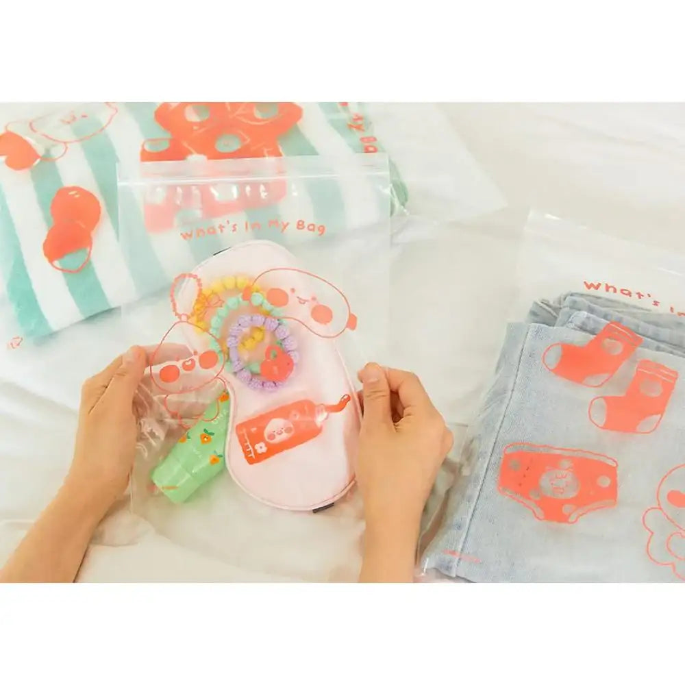 Kakao Friends - Friends Travel Zipper Pack 22P Set - Kakao Friends - travel pack - Harumio