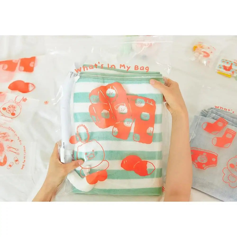 Kakao Friends - Friends Travel Zipper Pack 22P Set - Kakao Friends - travel pack - Harumio