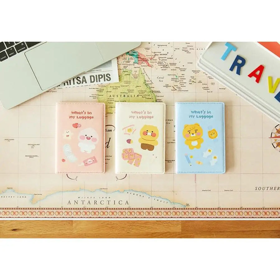 Kakao Friends - Little Friends What's in My Luggage Passport Case - Kakao Friends - Passport Case - Harumio