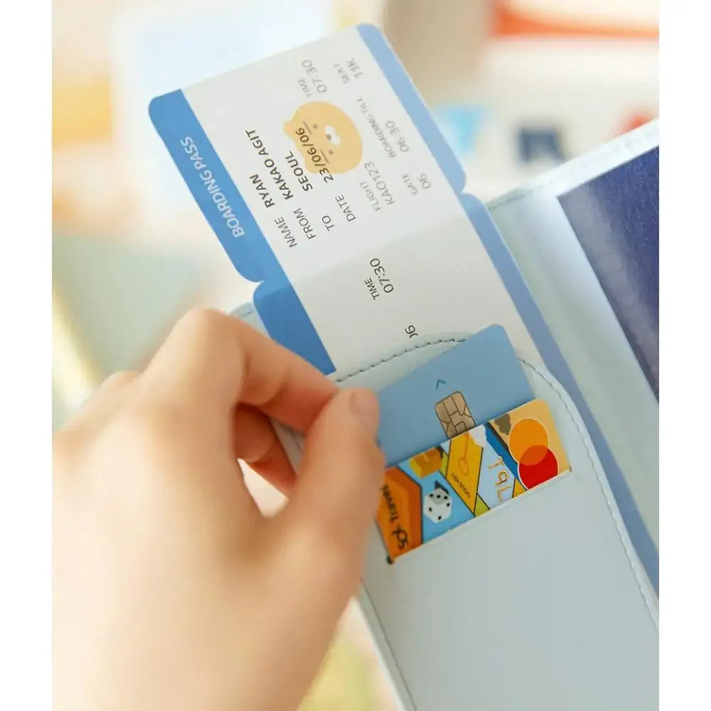 Kakao Friends - Little Friends What's in My Luggage Passport Case - Kakao Friends - Passport Case - Harumio