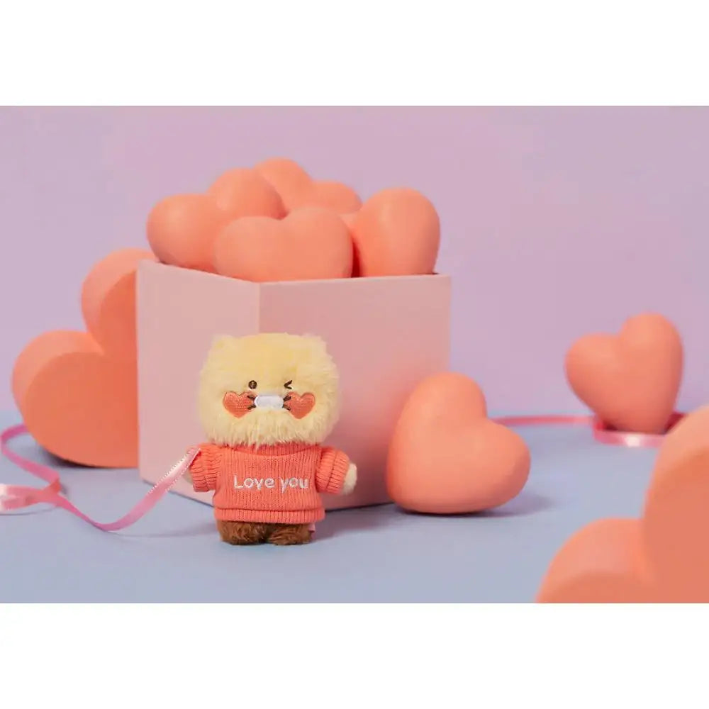 Kakao Friends - Choonsik Love Fossil Doll Keyring & Chocolate 4-piece Set - Kakao Friends - Food - Harumio