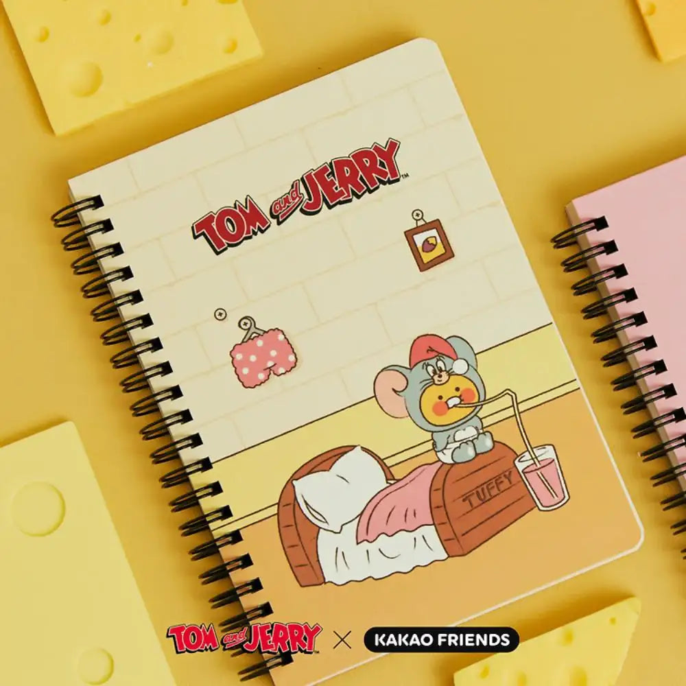 Tom and Jerry x Kakao Friends - Ryan & Choonsik Notebook - Kakao Friends - Notebook - Harumio