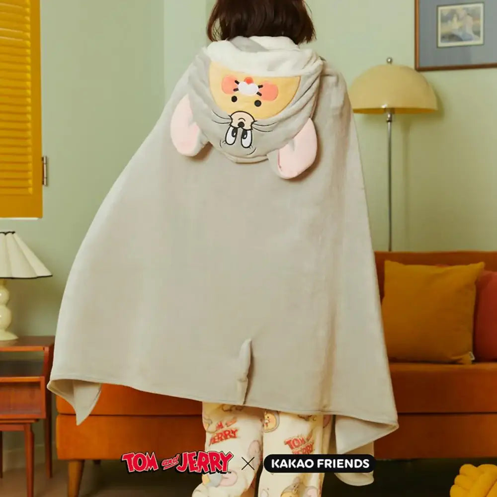 Tom and Jerry x Kakao Friends - Tuffy Choonsik Wearable Blanket - Kakao Friends - Blanket - Harumio