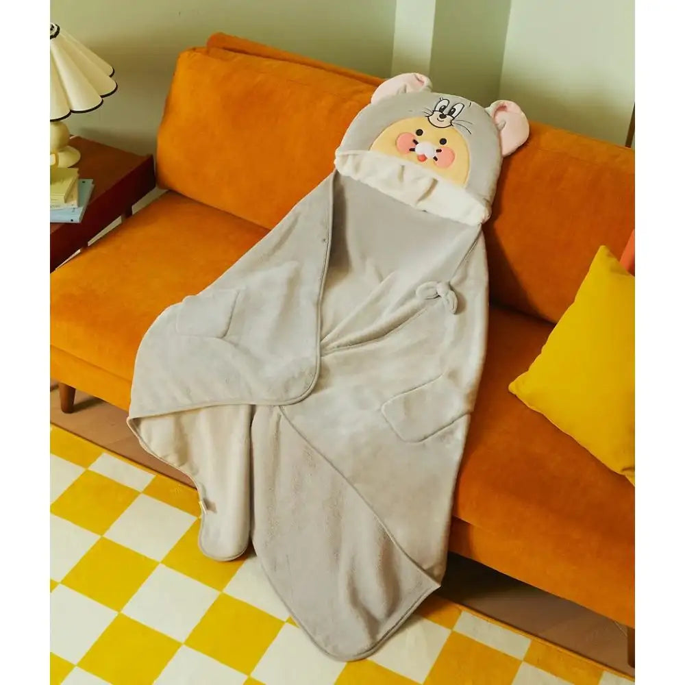 Tom and Jerry x Kakao Friends - Tuffy Choonsik Wearable Blanket - Kakao Friends - Blanket - Harumio
