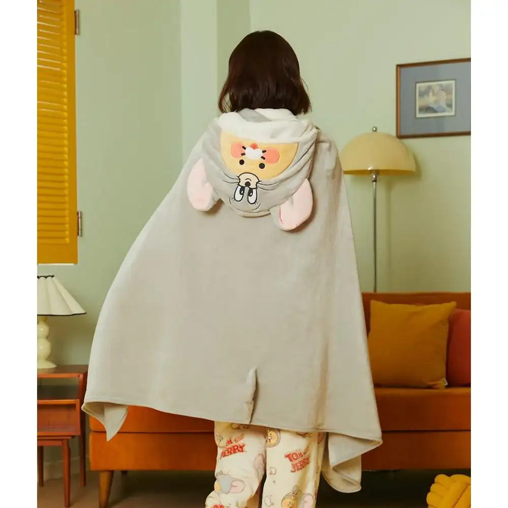 Tom and Jerry x Kakao Friends - Tuffy Choonsik Wearable Blanket - Kakao Friends - Blanket - Harumio