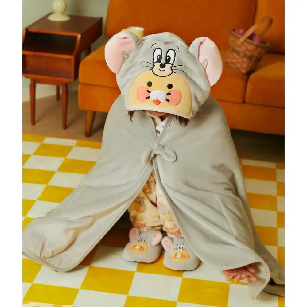 Tom and Jerry x Kakao Friends - Tuffy Choonsik Wearable Blanket - Kakao Friends - Blanket - Harumio