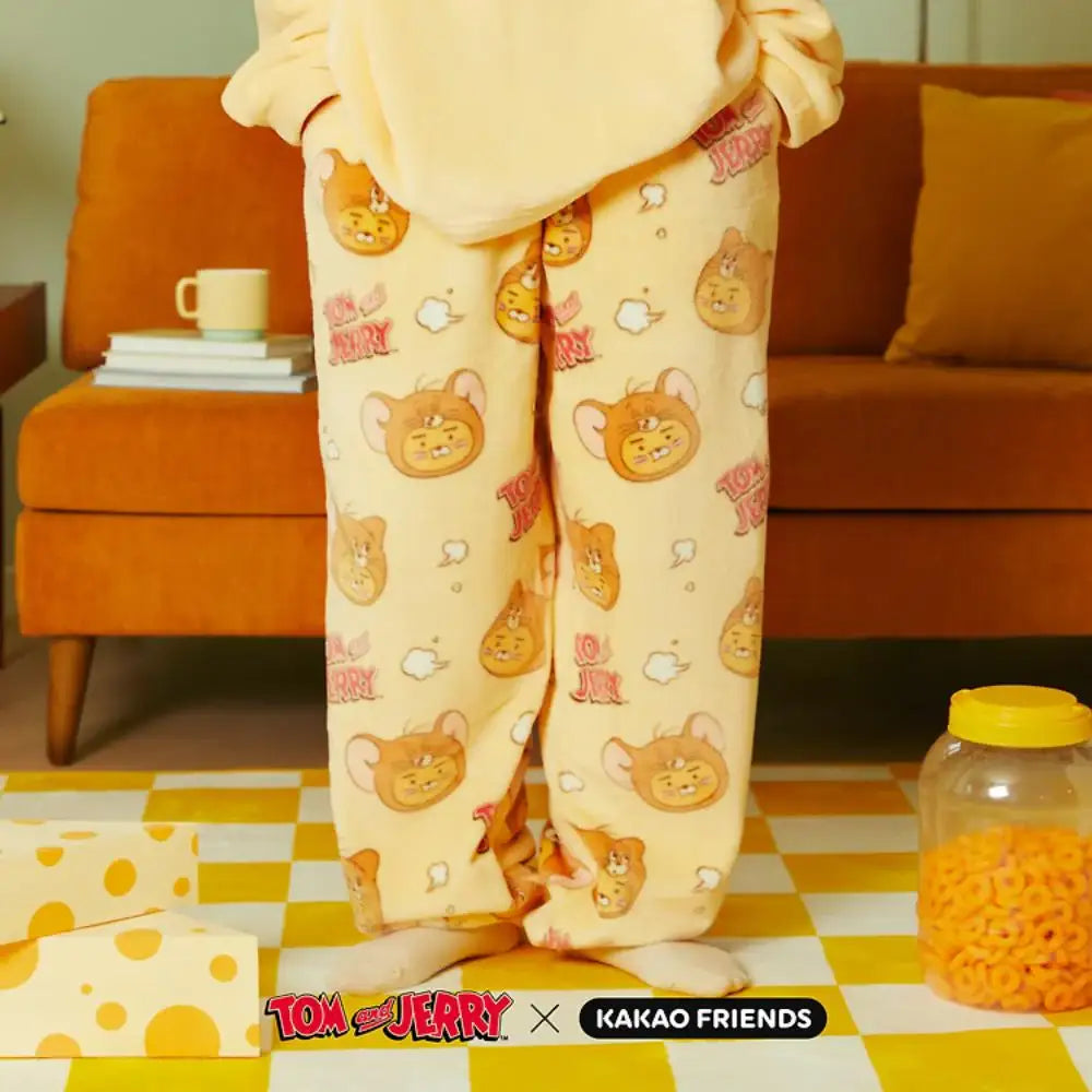 Tom and Jerry x Kakao Friends - Jerry Ryan Men's Complete Pajamas Set - Kakao Friends - Pajamas - Harumio