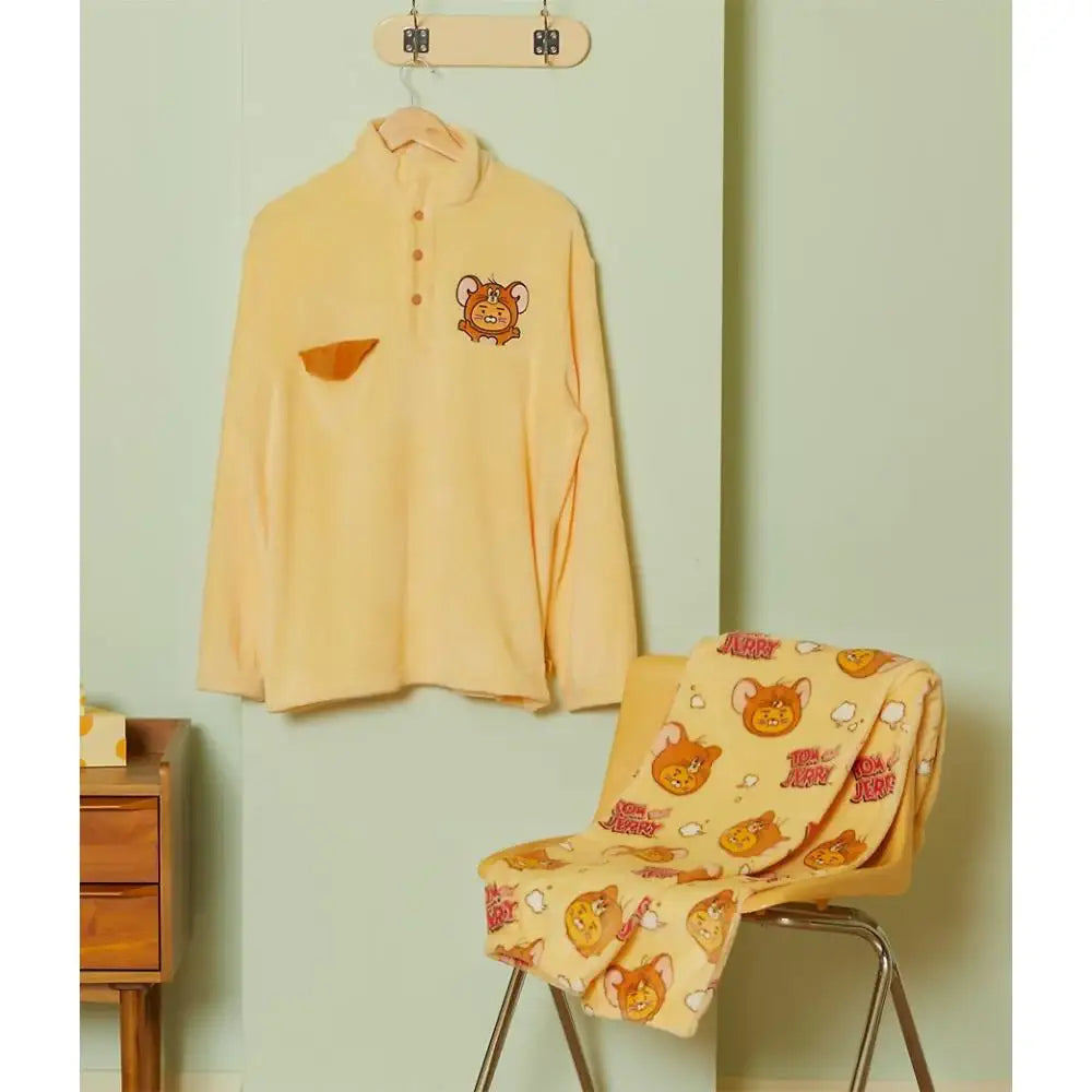 Tom and Jerry x Kakao Friends - Jerry Ryan Men's Complete Pajamas Set - Kakao Friends - Pajamas - Harumio