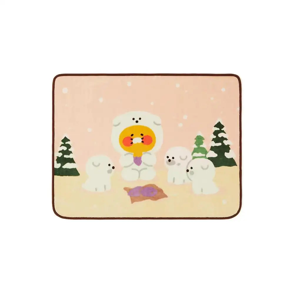 Kakao Friends - Choonsik Fluffy Friends Polyester Blanket - Kakao Friends - Blanket - Harumio