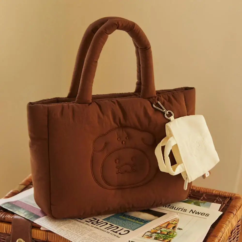 Kakao Friends - Floofy Friends Choonsik Padded Tote Bag - Kakao Friends - Tote Bag - Harumio