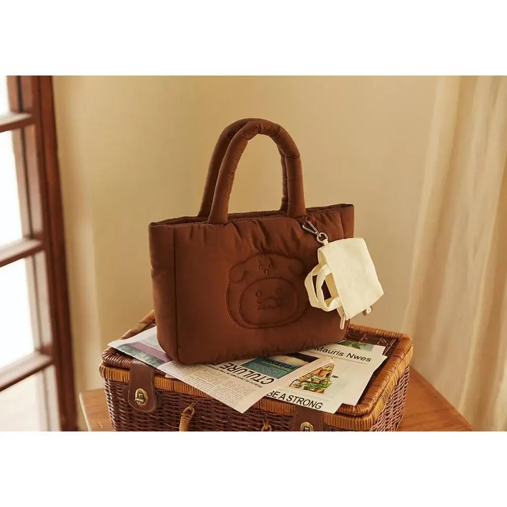 Kakao Friends - Floofy Friends Choonsik Padded Tote Bag - Kakao Friends - Tote Bag - Harumio