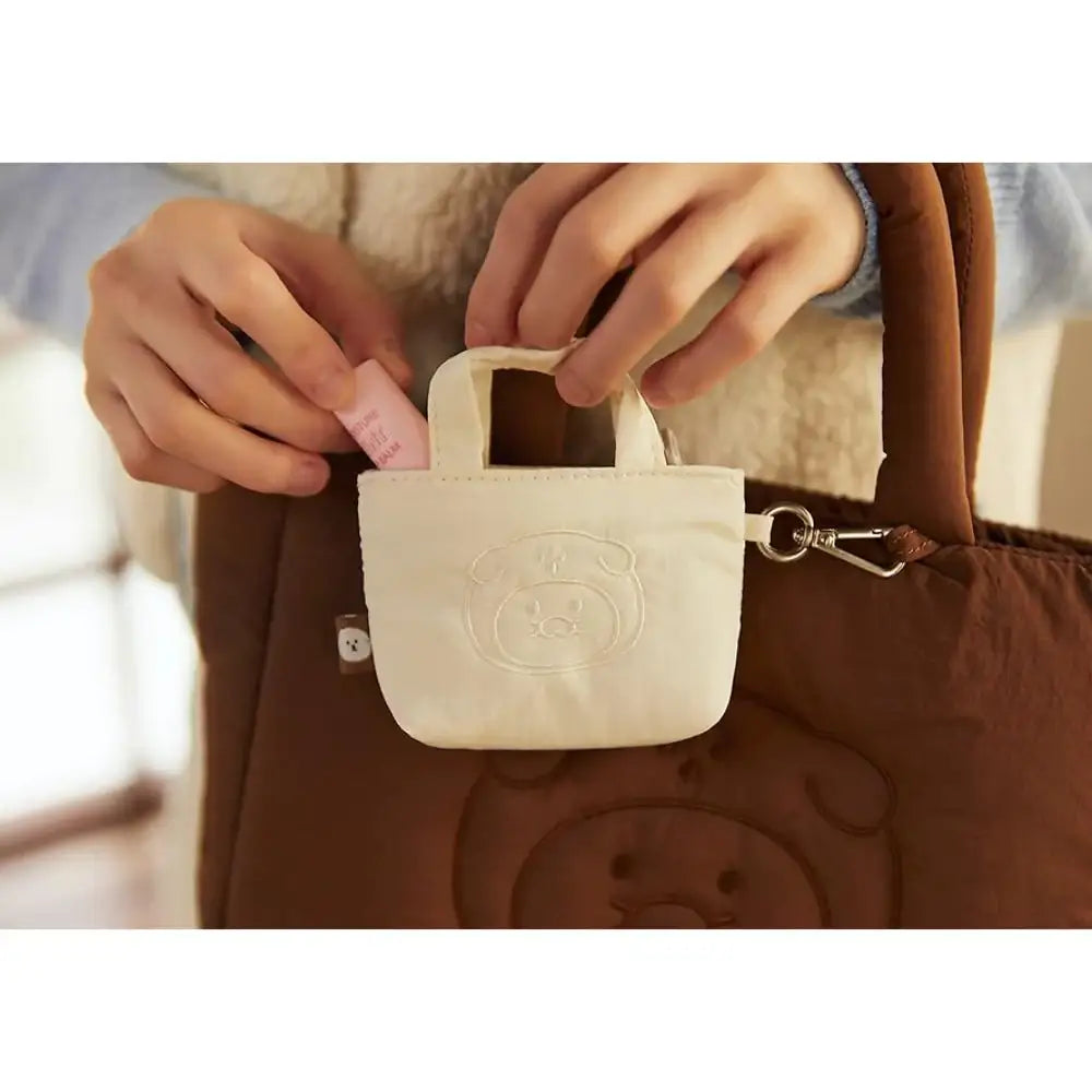 Kakao Friends - Floofy Friends Choonsik Padded Tote Bag - Kakao Friends - Tote Bag - Harumio