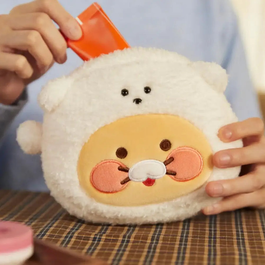 Kakao Friends - Floofy Friends Choonsik Face Pouch - Kakao Friends - Pouch - Harumio