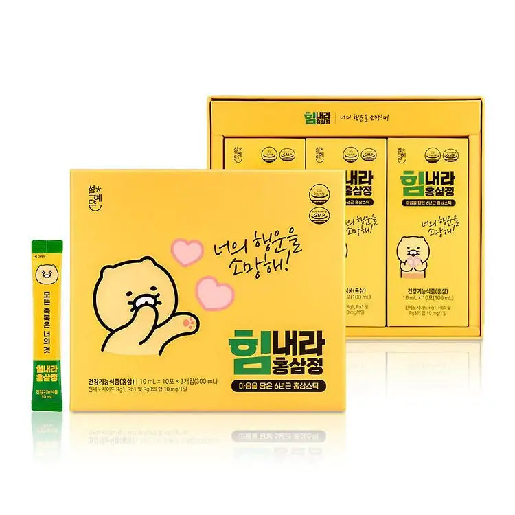 Seol Hye-dam x Kakao Friends - Choonsik I Wish You Good Luck Red Ginseng - Kakao Friends - Supplements - Harumio