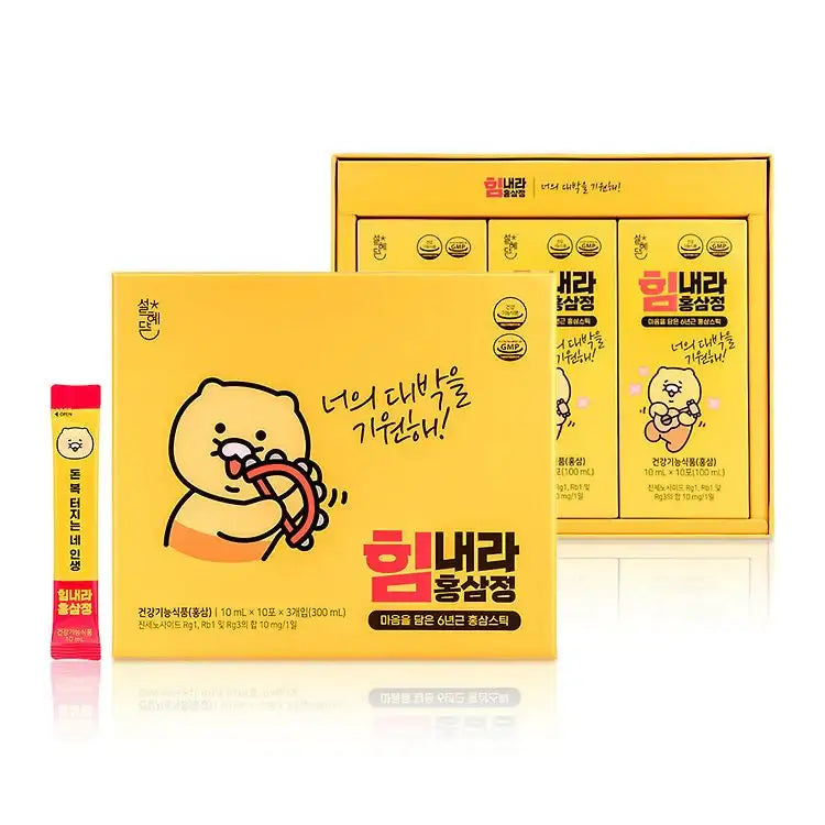 Seol Hye-dam x Kakao Friends - Choonsik I Wish You Great Success Red Ginseng - Kakao Friends - Supplements - Harumio