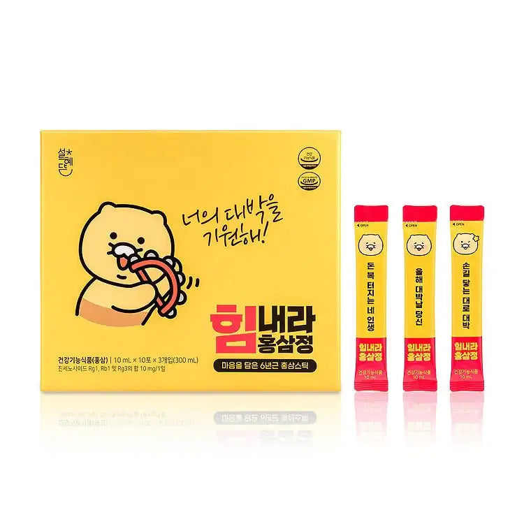 Seol Hye-dam x Kakao Friends - Choonsik I Wish You Great Success Red Ginseng - Kakao Friends - Supplements - Harumio