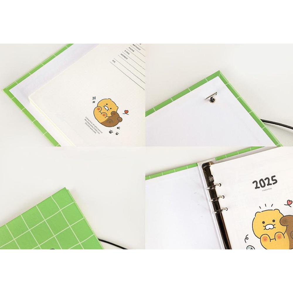 Kakao Friends - Choonsik Ordinary 2025 A5 Binder 6-Round Diary - Kakao Friends - Diary - Harumio