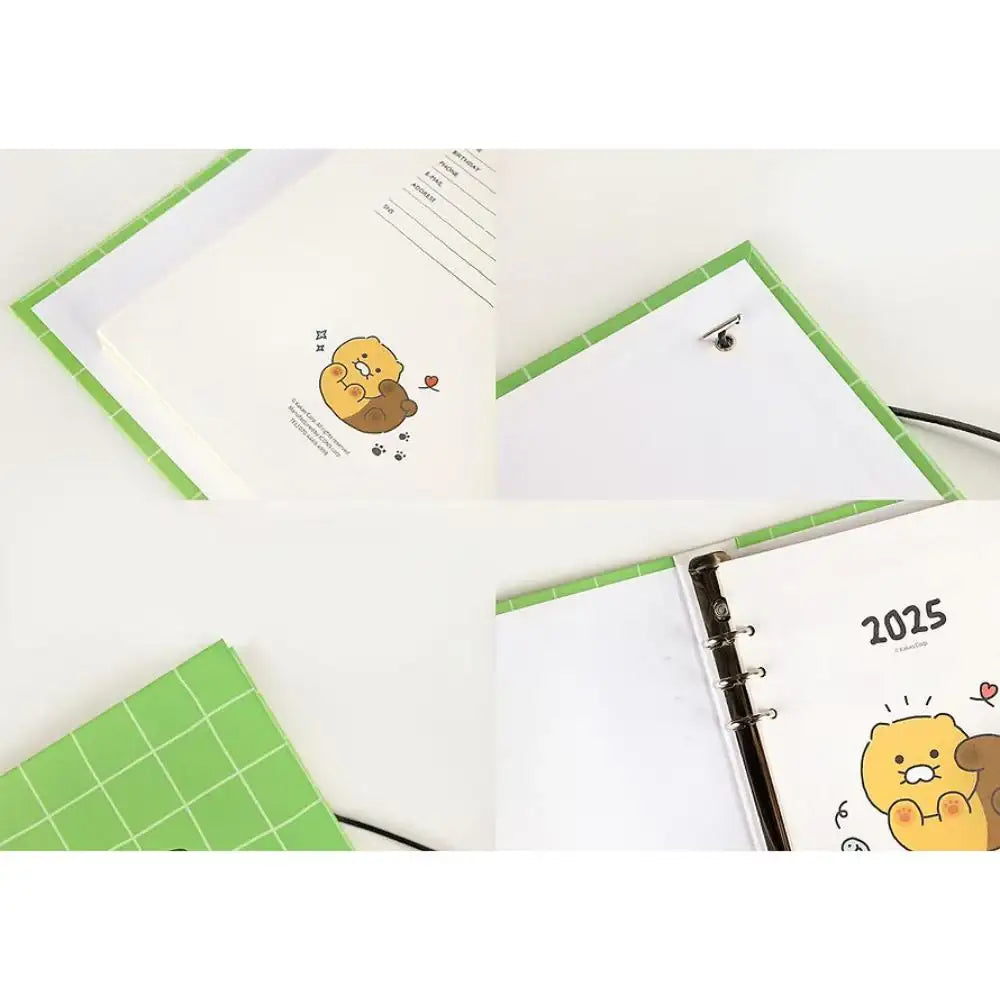 Kakao Friends - Choonsik Ordinary 2025 A5 Binder 6-Round Diary - Kakao Friends - Diary - Harumio