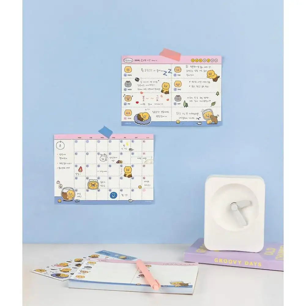 Kakao Friends - Choonsik Ordinary Planner Pad - Kakao Friends - Planner - Harumio